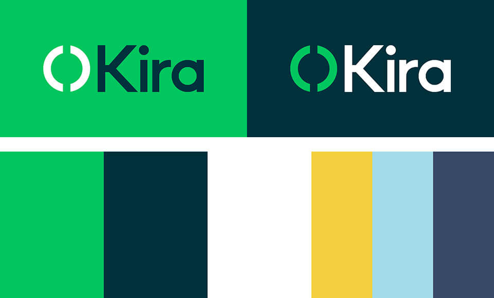 Rebranded Kira Colour Palette