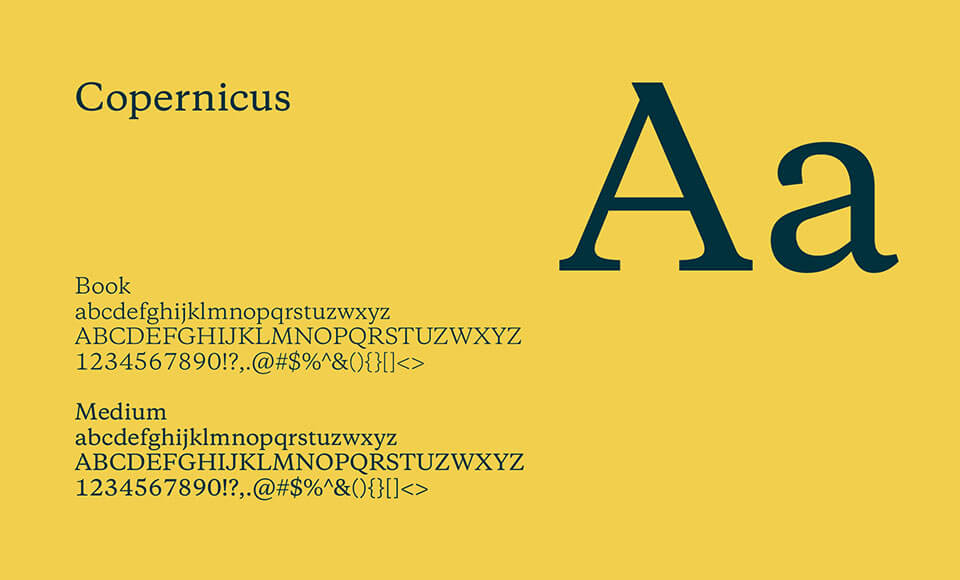 Copernicus font typeface